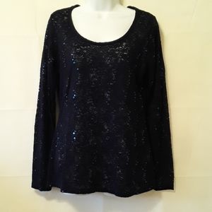 👠2/$10👠Maurices lacey and sequin top size L